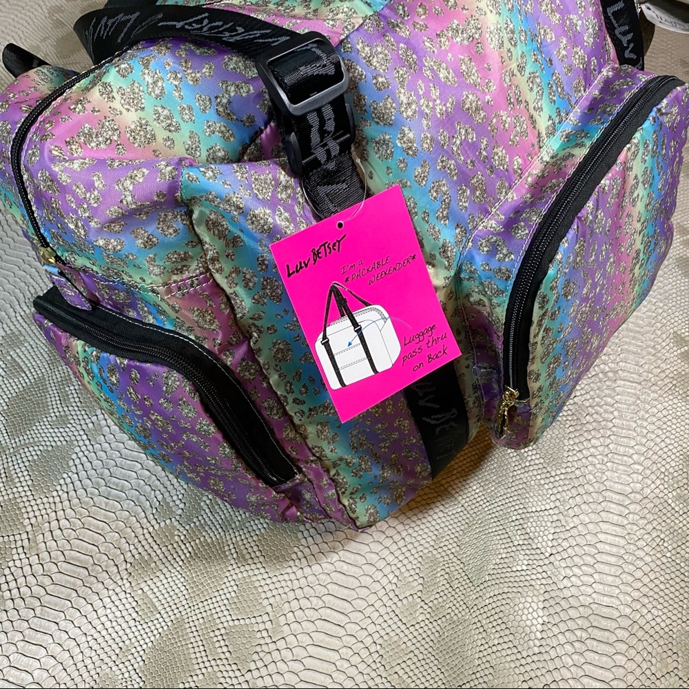 Betsey Johnson packable weekender bag - Picture 7 of 7